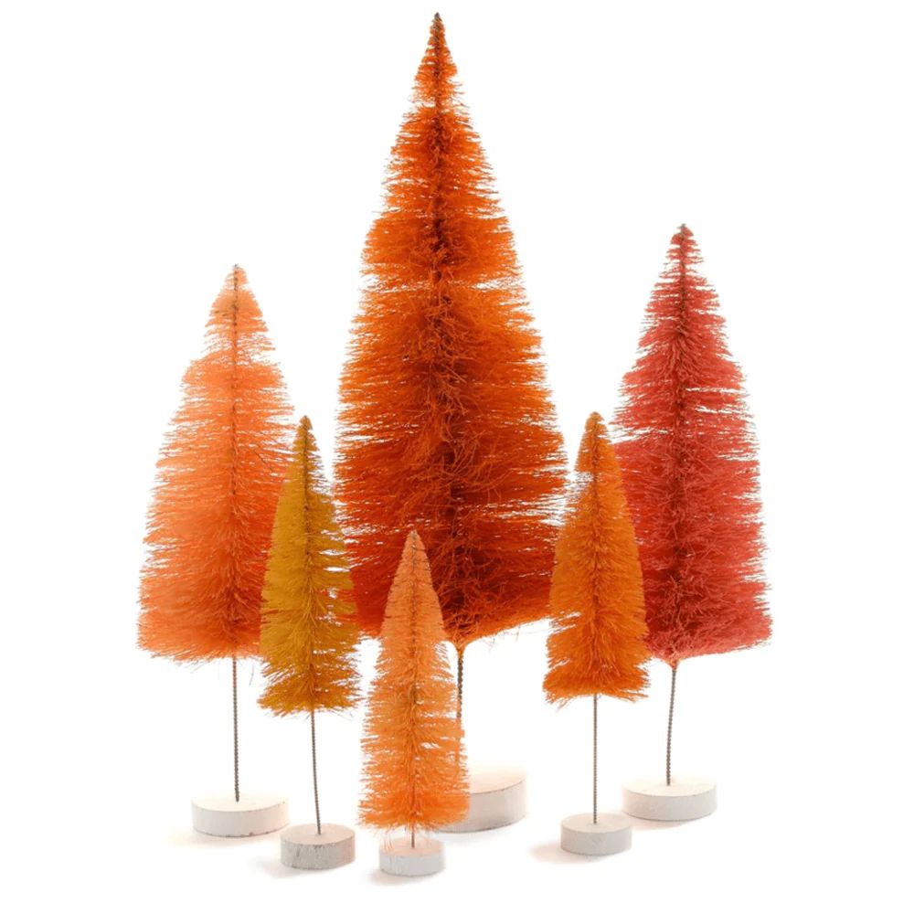 Bottle Brush Trees - Orange Hues | Shop Sweet Lulu