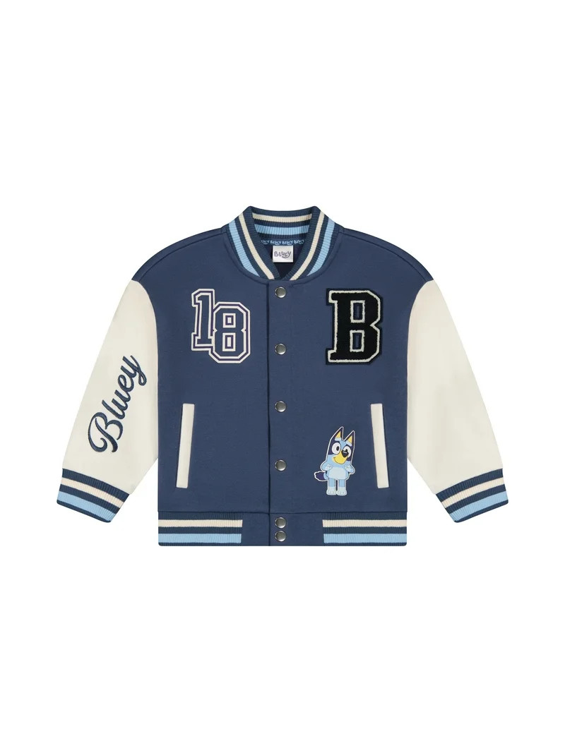 Bluey Toddler Boy Bomber Jacket, Sizes 12M-5T | Walmart (US)