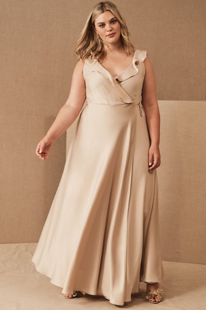 light gold bridesmaid dresses