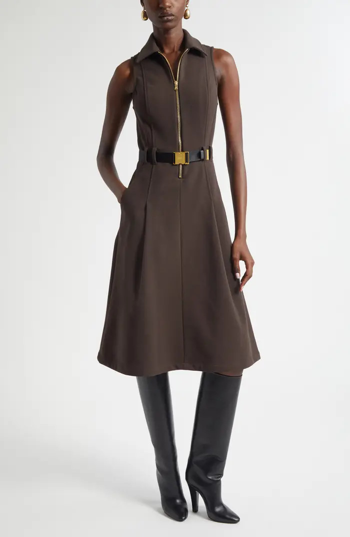 Kylo Belted Sleeveless Shirtdress | Nordstrom