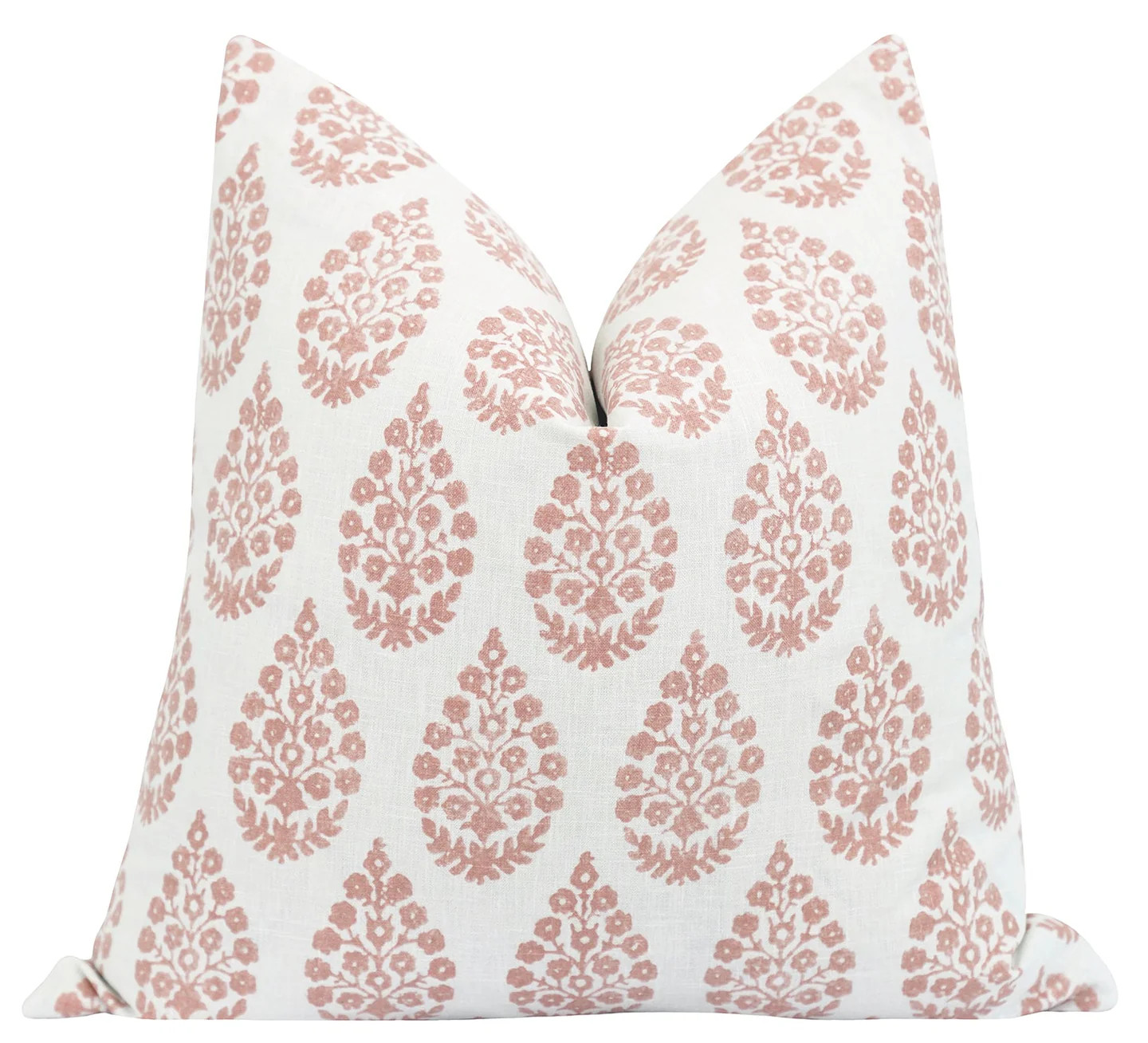 Macon Blush Floral Medallion Pillow | Land of Pillows