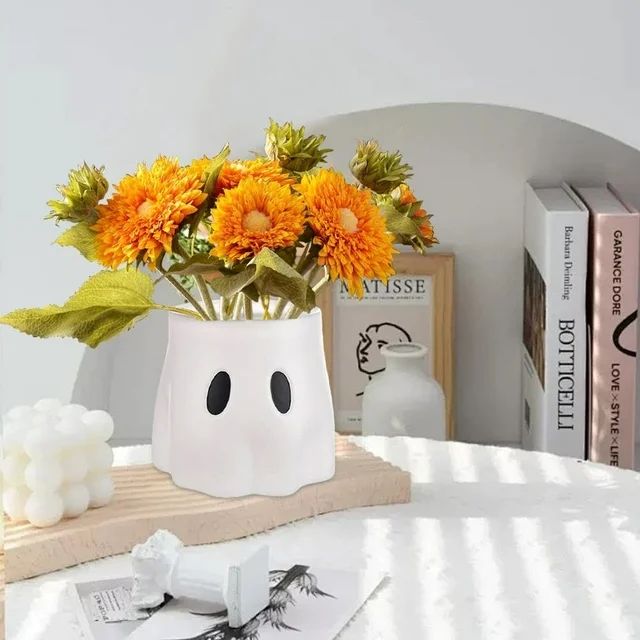 2pc Ghost Bucket Decor, Ghost Planter, 2024 New Cutest Ghost Bucket, Ghost Vase, Air Fern Display... | Walmart (US)