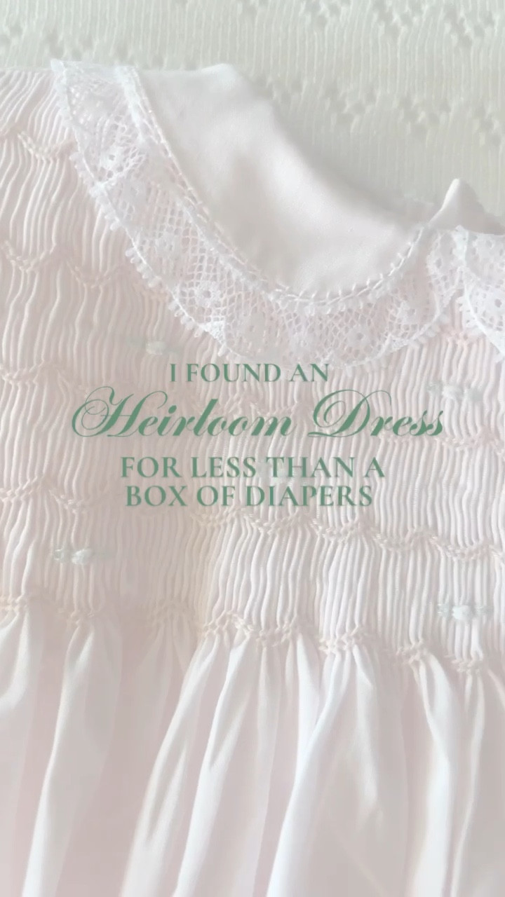 Heirloom Dress and Bonnet 

#LTKBump #LTKBaby #LTKKids