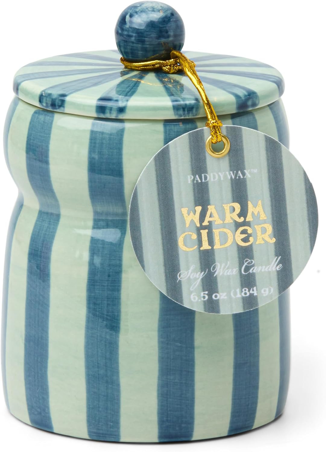 Paddywax Cabana Scented Candle with Lid, Warm Cider, 6.5 oz | Amazon (US)