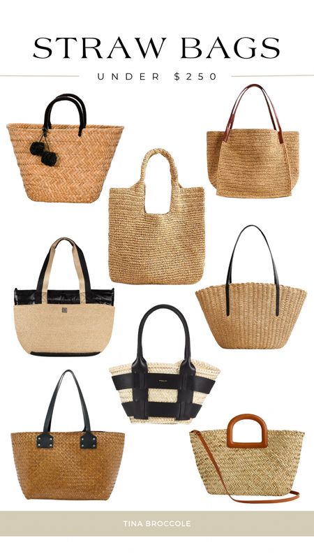 Straw bags under $250 - summer bags - straw bags - straw purses - straw totes

#LTKStyleTip #LTKSeasonal