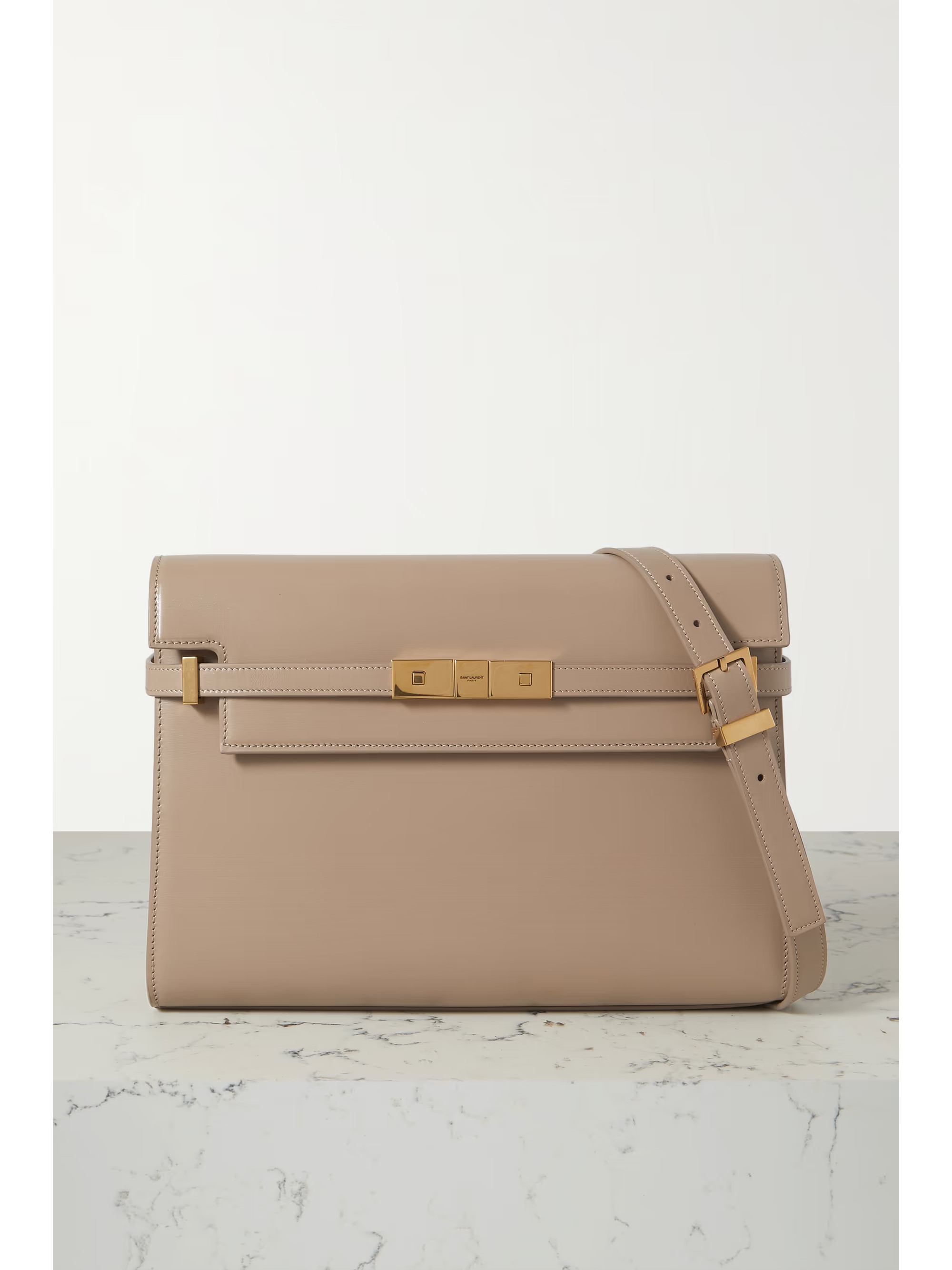 SAINT LAURENTManhattan leather shoulder bag | NET-A-PORTER (US)