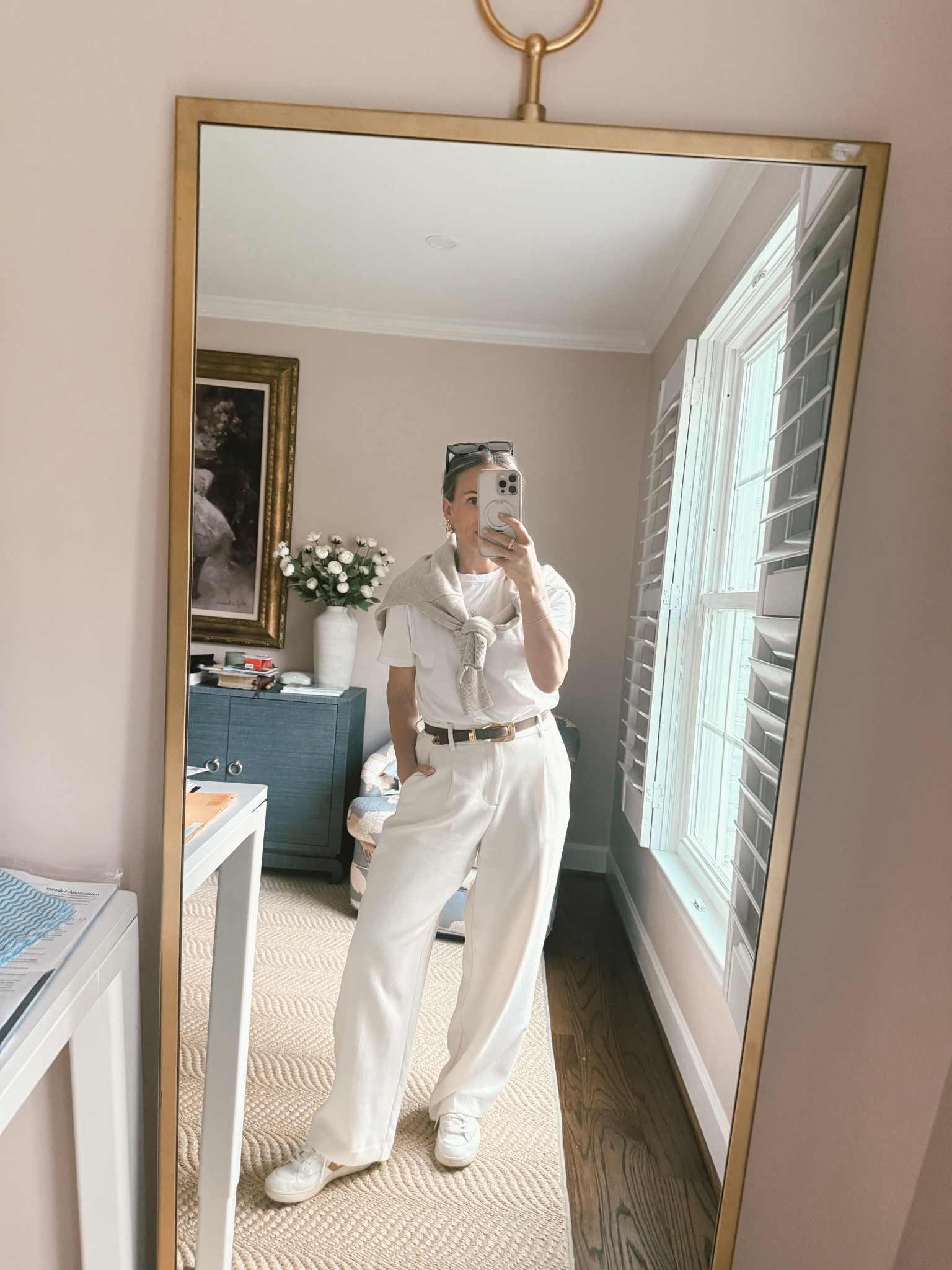 Spring outfit with target trousers! 
