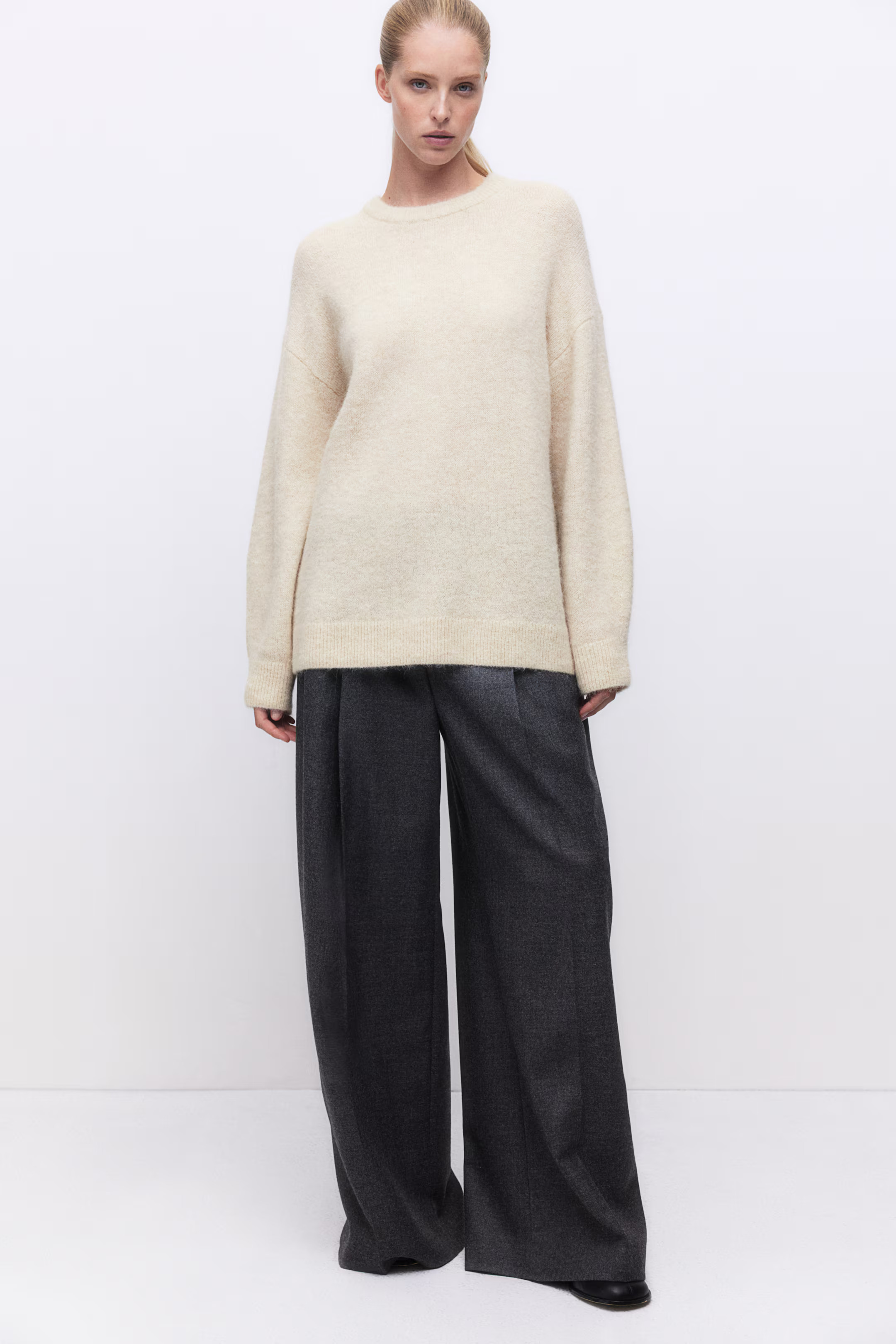 Oversized alpaca-blend jumper | H&M (UK, MY, IN, SG, PH, TW, HK)