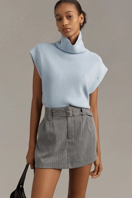 Dizzy Lizzy Belted Tailored Skort | Anthropologie (US)