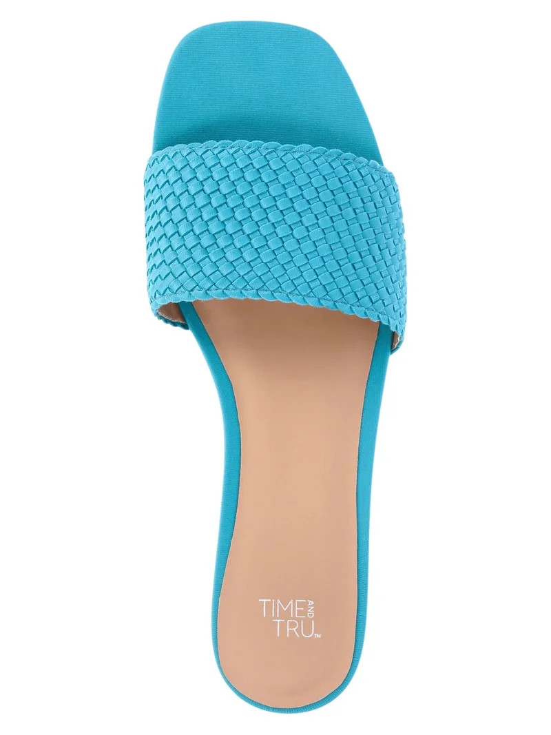 Time and Tru Women's Quilted Slide Sandal | Walmart (US)