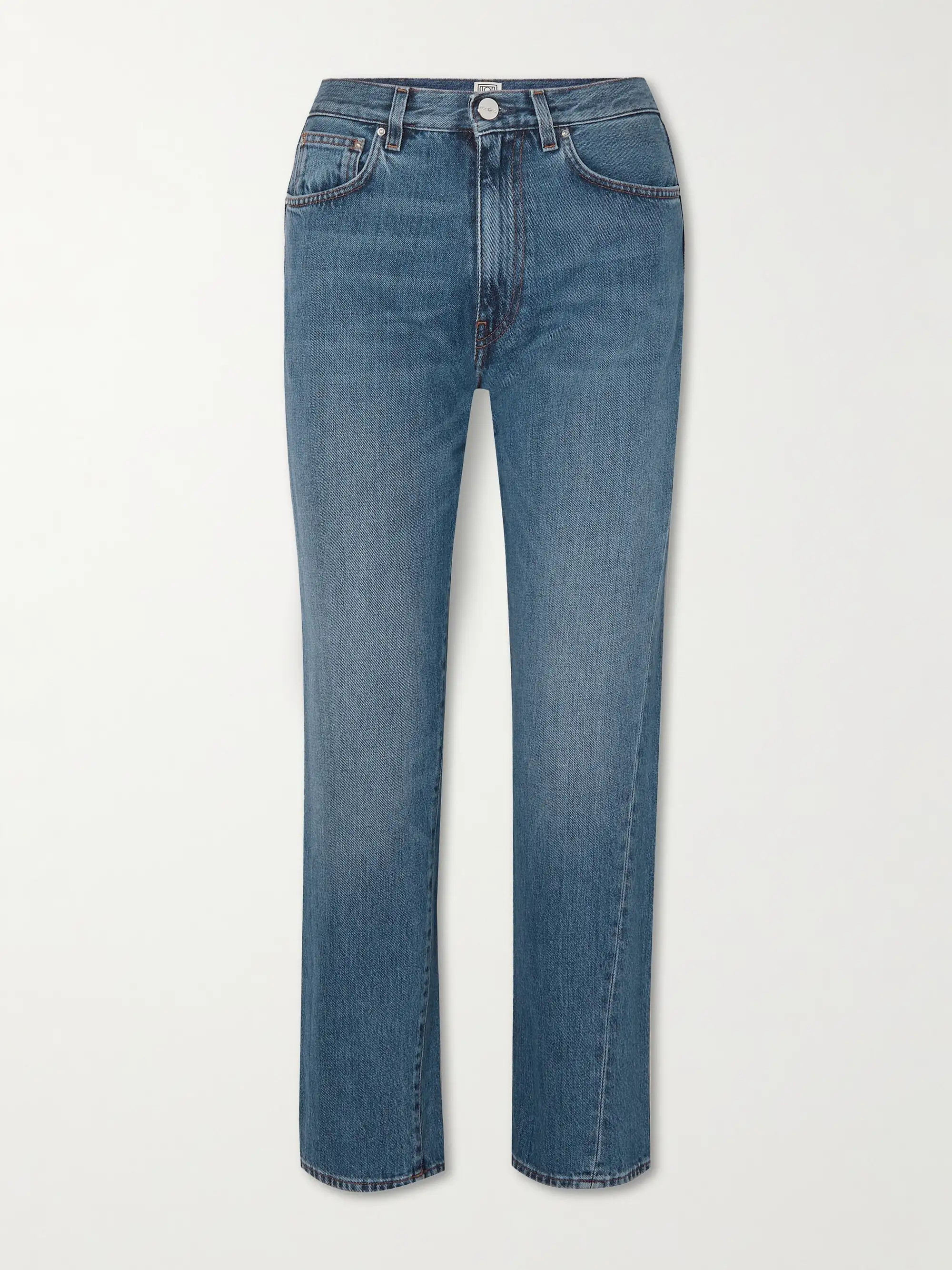 Twisted Seam high-rise straight-leg jeans | NET-A-PORTER (US)