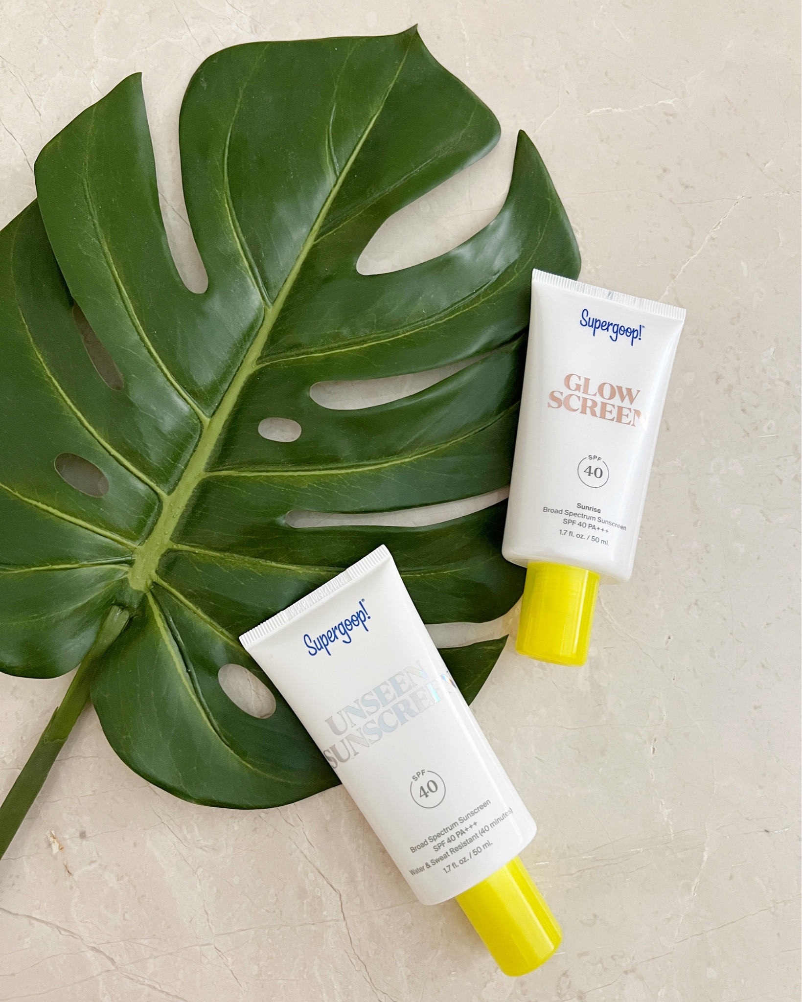 My Most Loved SUPERGOOP Sunscreen is always part of my Morning Skincare Routine.  I use SUPERGOOP Unseen Sunscreen as a primer under my foundation & SUPERGOOP Glowscreen (shade: sunrise) when I’m not wearing foundation 🌿

Supergoop Sunscreen favorites, Supergoop SPF, Supergoop travel size kit, Sunscreen lip balm, Unseen Sunscreen #LTKGiftGuide #LTKover40 #LTKfitness #LTKswim 

#LTKtravel #LTKbeauty #LTKMostLoved