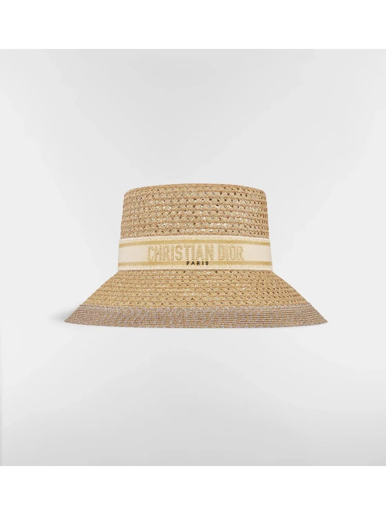 Dior Logo Band Wide-Brim Hat | Senser US