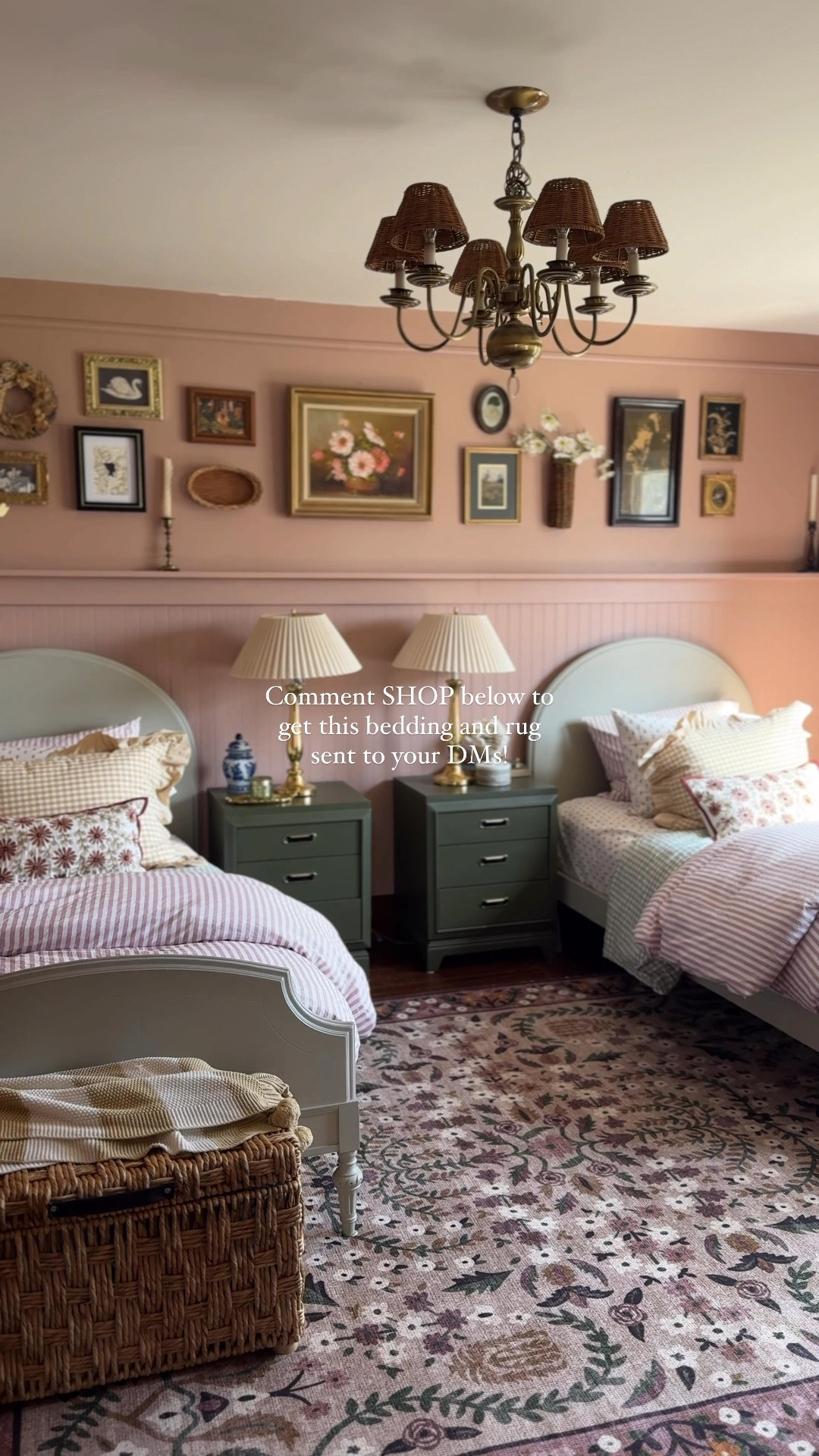 New spring floral, gingham, and stripe bedding. Girls room bedding. Textiles  

#LTKWatchNow #LTKHome