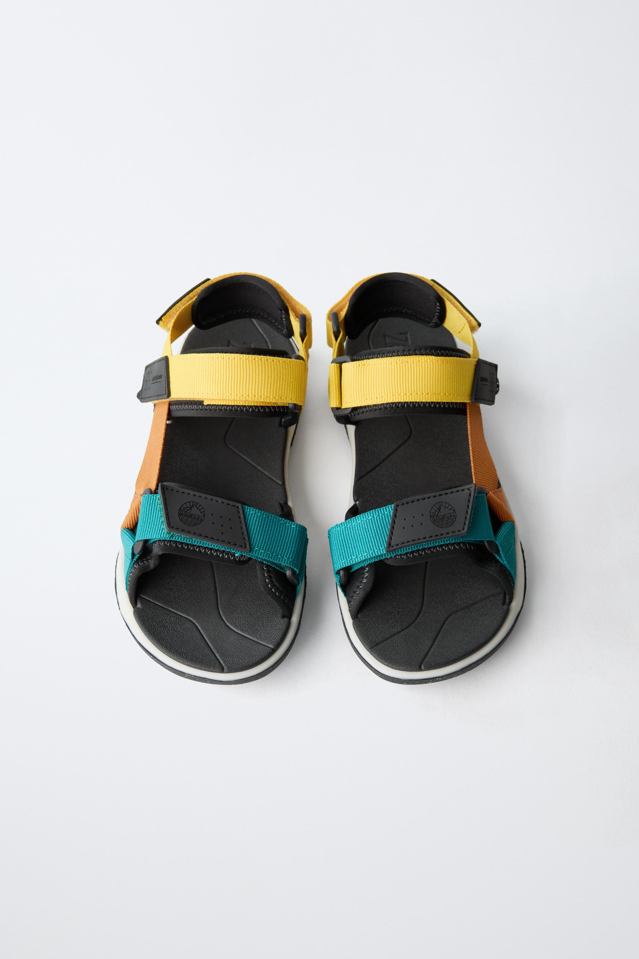 MULTICOLOR TECHNICAL SANDALS | Zara US