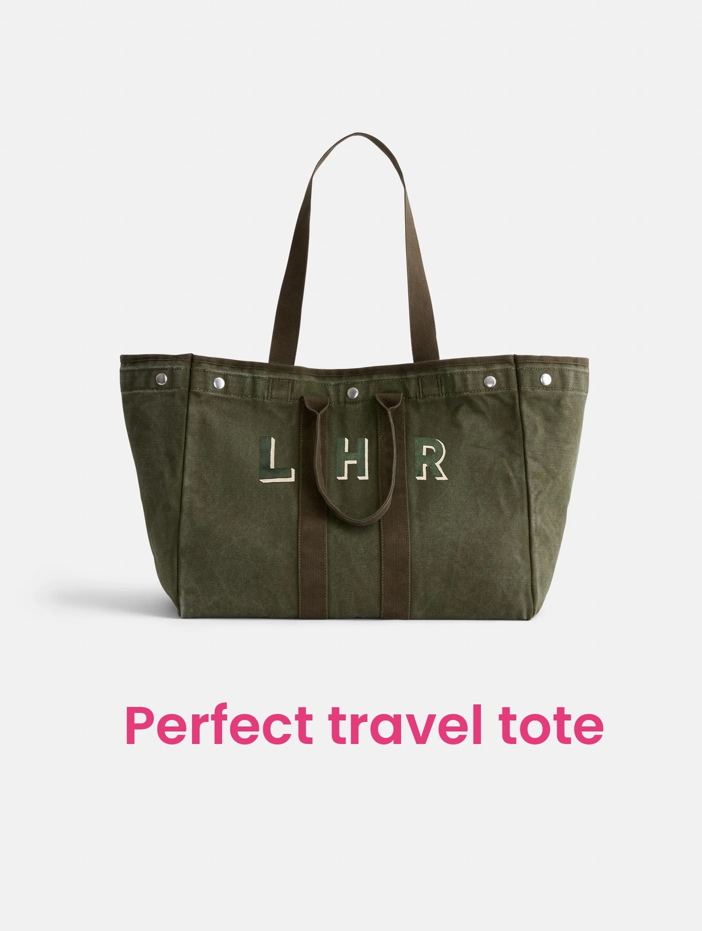 The Alex Mill weekend tote is the perfect travel tote - monogramming is optional 

#under200 #travelbag #carryontote #momtote