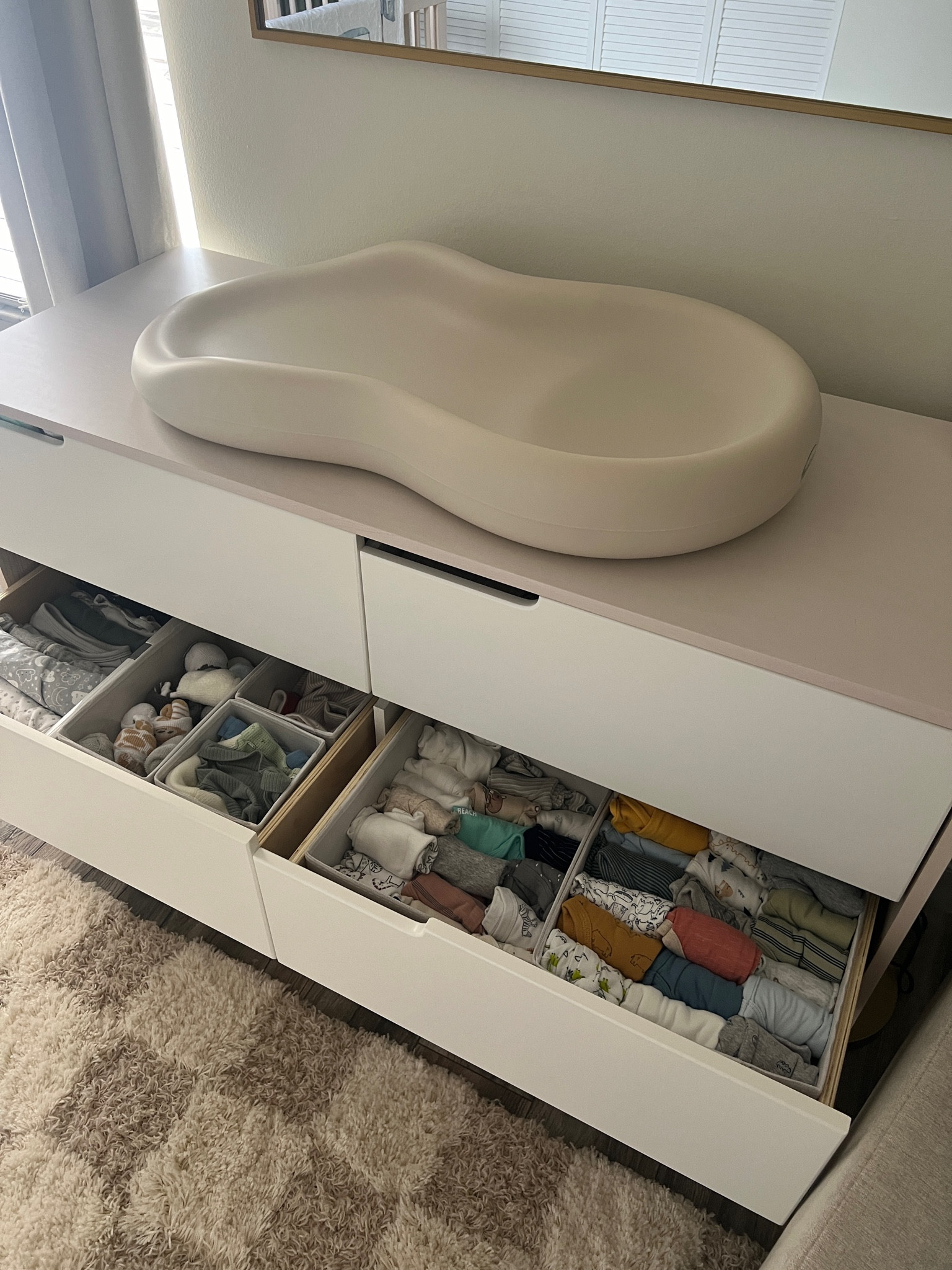 nursery dresser organization 

#LTKBaby #LTKKids #LTKHome