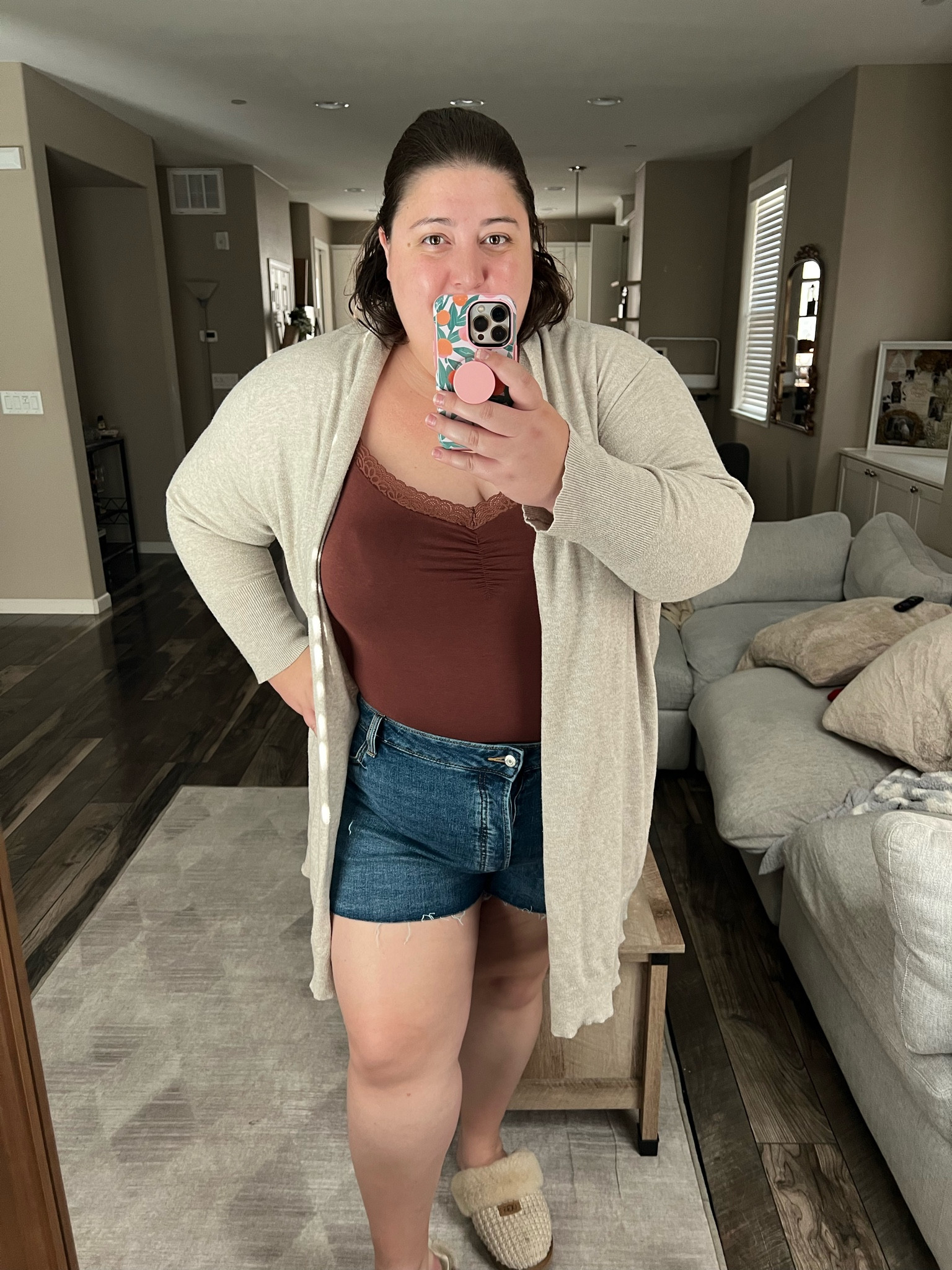 Warm weather fall look 🍂 these items are on major sale AND extra 30% off with the code HURRY 🎉 my bodysuit is in 4X and my shorts are 24

#LTKSale #LTKsalealert #LTKplussize