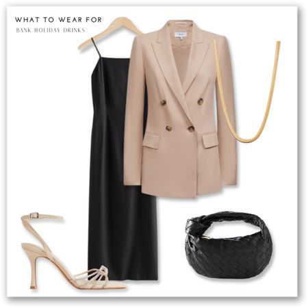 A chic black & beige evening look 🫶 inspo for the bank holiday weekend.

Black midi dress, beige Reiss blazer, woven clutch, bottega veneta

#LTKeurope #LTKstyletip #LTKSeasonal