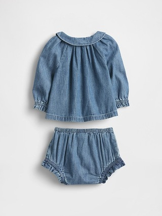 Baby Denim Bubble Outfit Set | Gap (US)