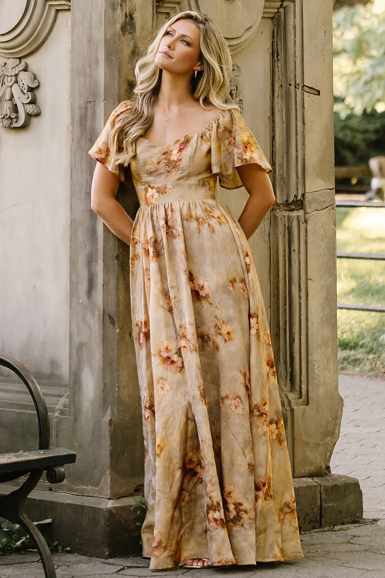 Astor Maxi Dress | Golden Floral | Baltic Born