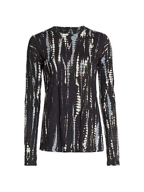 Tie-Dye Tissue Jersey T-Shirt | Saks Fifth Avenue