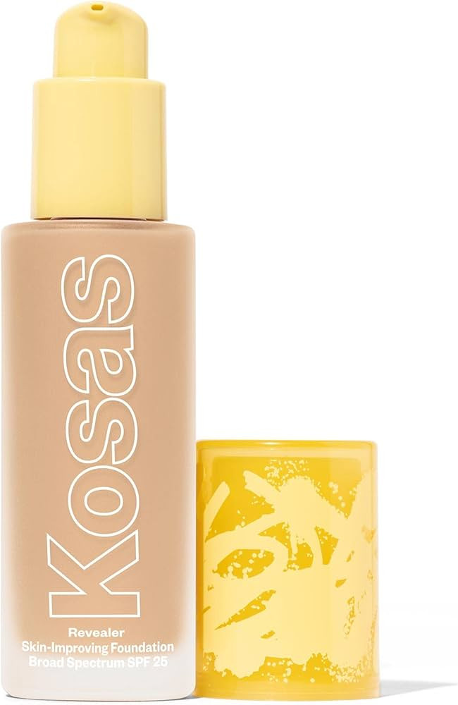 Kosas Revealer Skin-Improving Foundation with SPF 25 Protection - Hydrate, Brighten, Soothe, Plum... | Amazon (US)