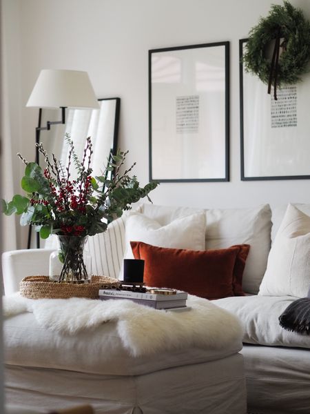 Classic Christmas styling in the living room 

#LTKstyletip #LTKSeasonal #LTKhome