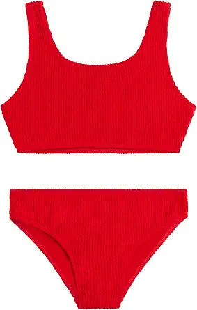 Kanu Surf Girls' Tammy Beach Sport Square Sun Bikini 2-piece Swimsuit | Amazon (US)