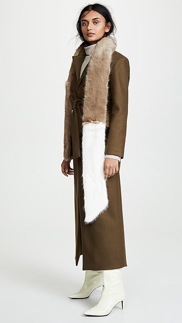 Long & Skinny Faux Fur Scarf | Shopbop