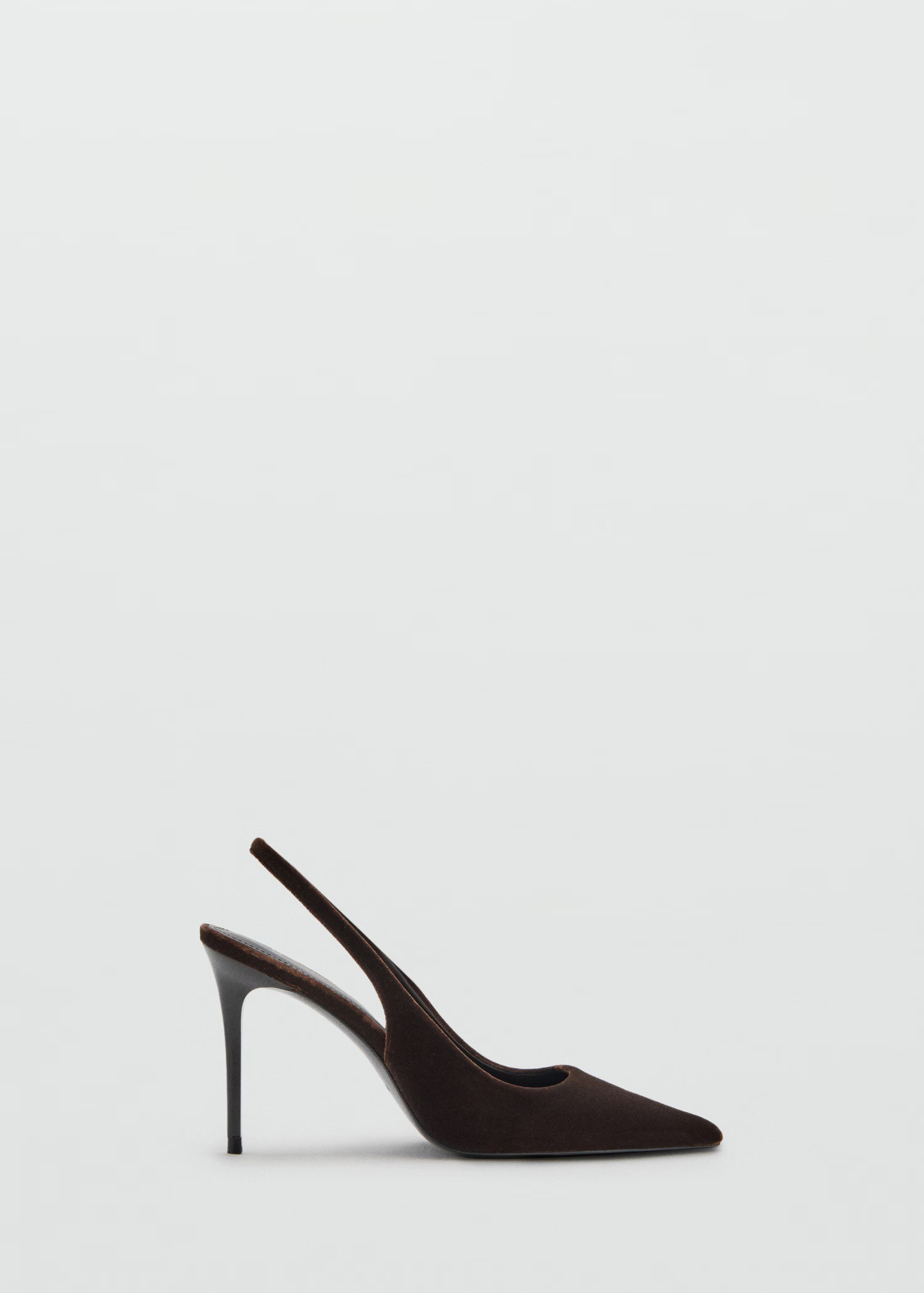 Velvet heeled shoes | MANGO (UK)