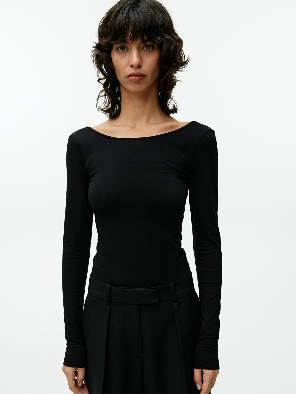 Scoop-Neck Jersey Top | ARKET (US&UK)