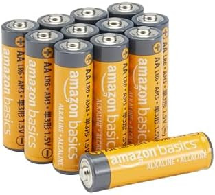 Amazon Basics 12-Pack AA Alkaline Batteries, 1.5 Volt, Long Lasting Power | Amazon (US)