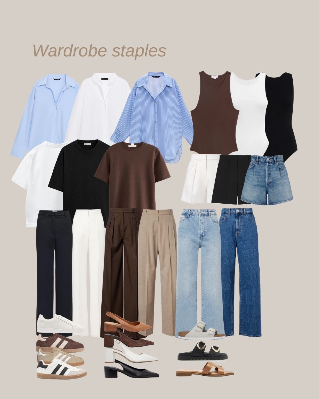 My go-to wardrobe staples - the pieces I wear on repeat that form the foundation of every outfit and make getting dressed feel effortless and put-together 🤍

#LTKaustralia