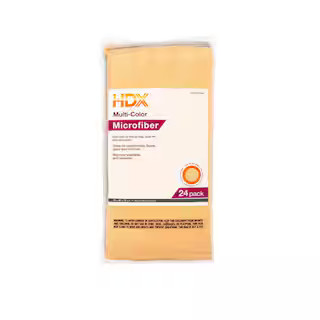 16 in. x 16 in. Multi-Purpose Microfiber Cloth (24-Pack) | The Home Depot