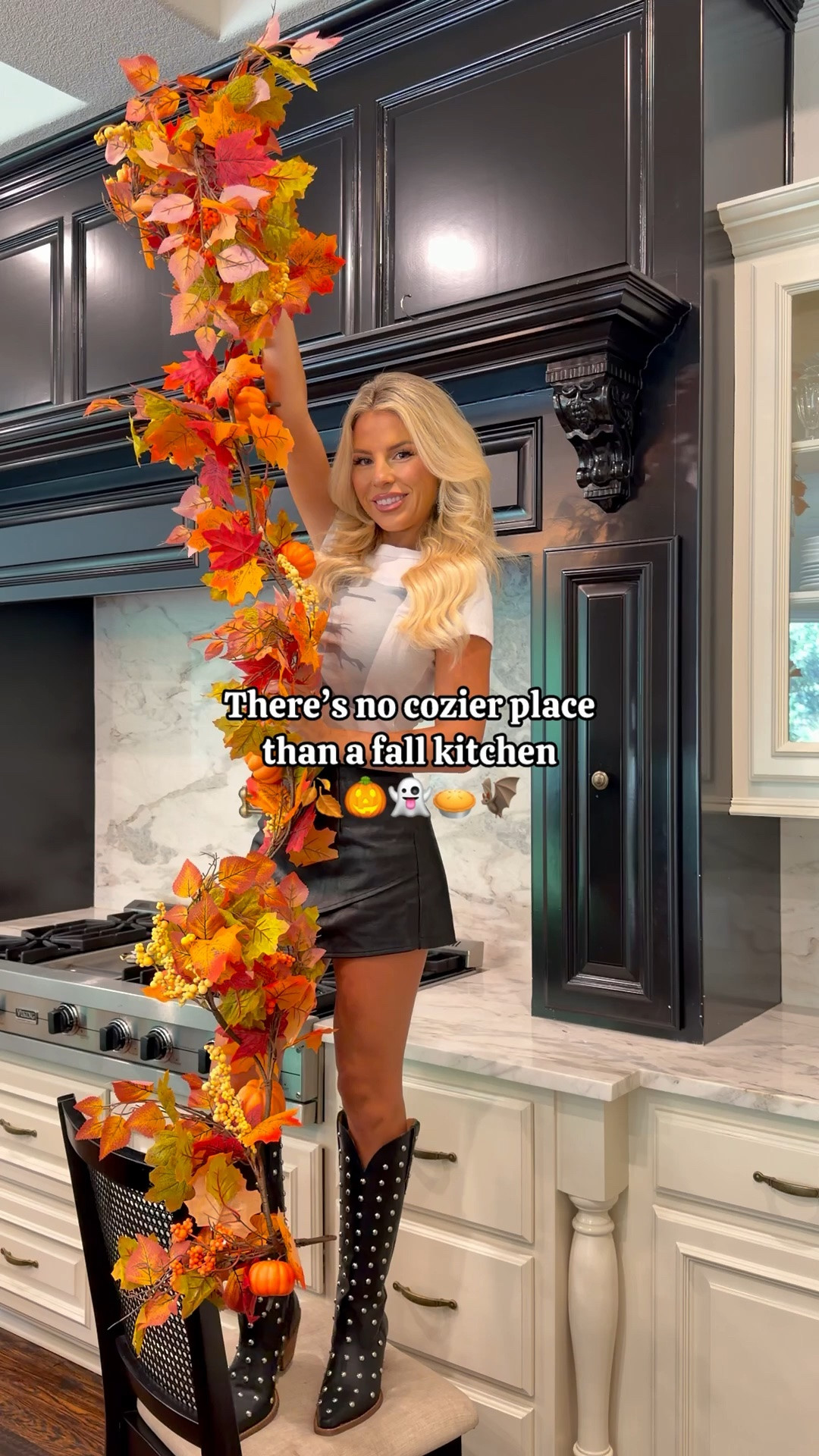 Fall home decor. Halloween kitchen decor. Cozy fall amazon finds