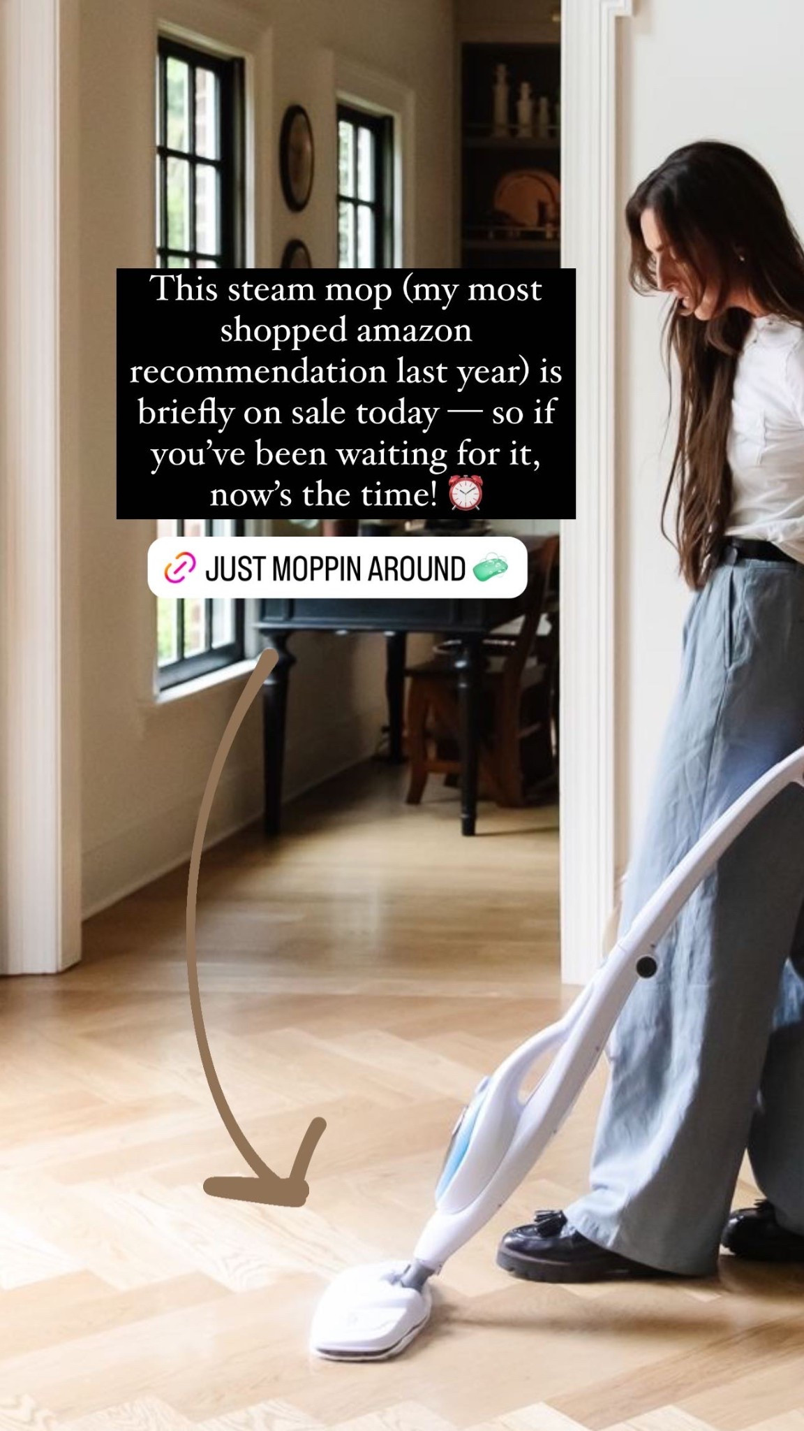 This steam mop (my most shopped amazon recommendation last year) is briefly on sale today so if you’ve been waiting for it, now’s the time! 🧼✨

#LTKFindsUnder100 #LTKSaleAlert #LTKHome