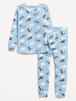 Unisex Snug-Fit Printed Pajama Set for Toddler & Baby | Old Navy (US)