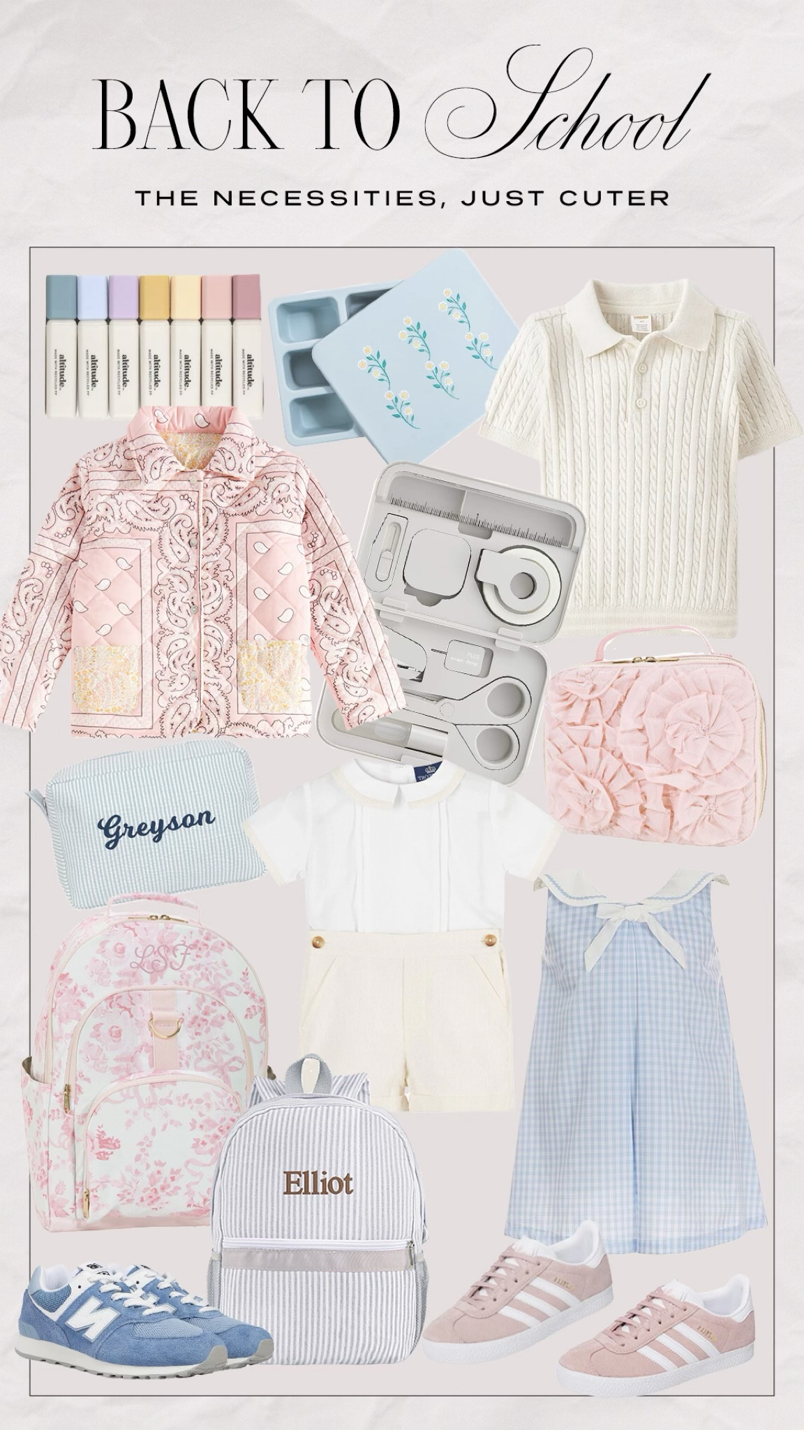 Sharing my back to school essentials! I can’t believe it’s almost that time already. 