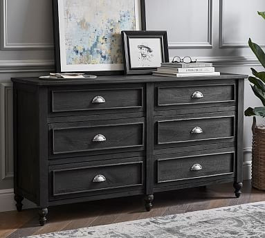 Astoria 6-Drawer Wide Dresser | Pottery Barn (US)