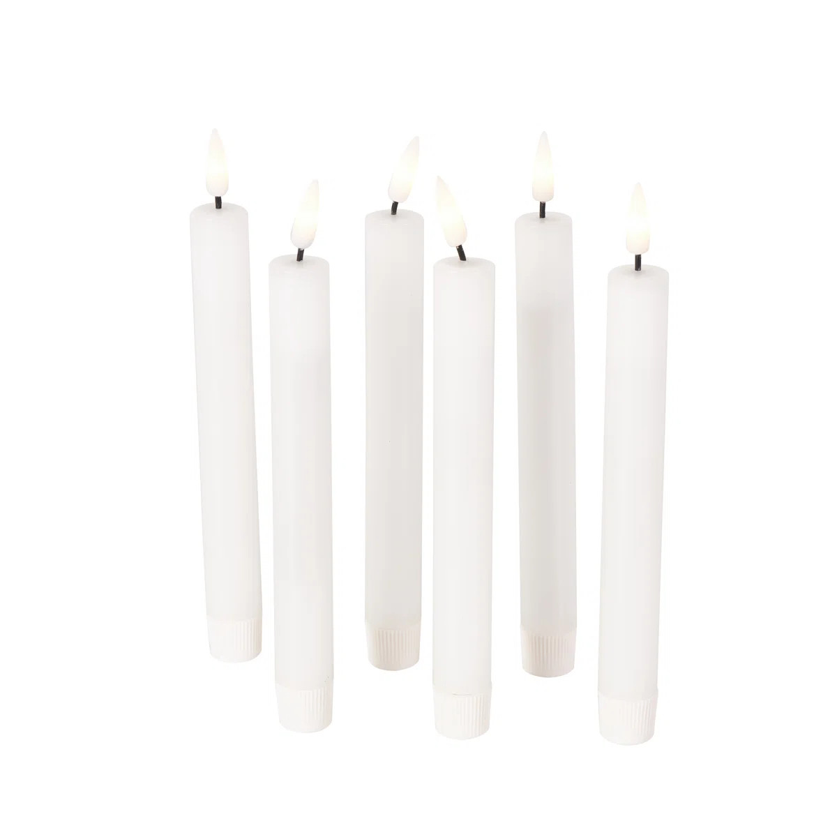 Cole And Grey Wax Indoor Outdoor Flameless Candle With Remote Control Set (Set of 6) | Wayfair North America