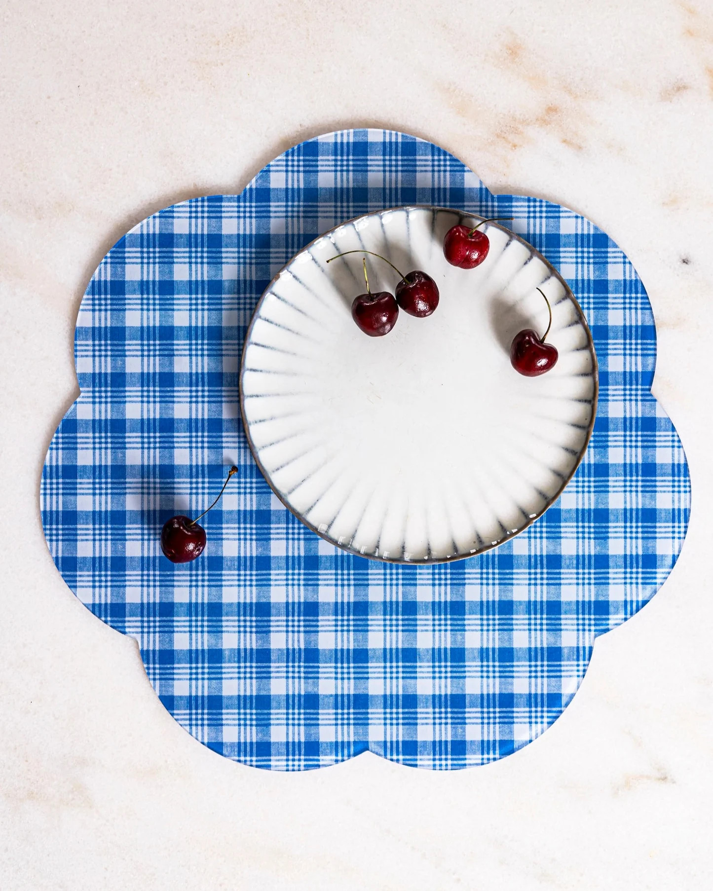 Sargent Blue Plaid Placemat | Proper Table Co.