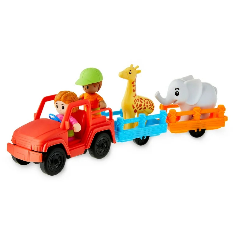 Kid Connection Animal Zoo Play Set, 22 Pieces | Walmart (US)