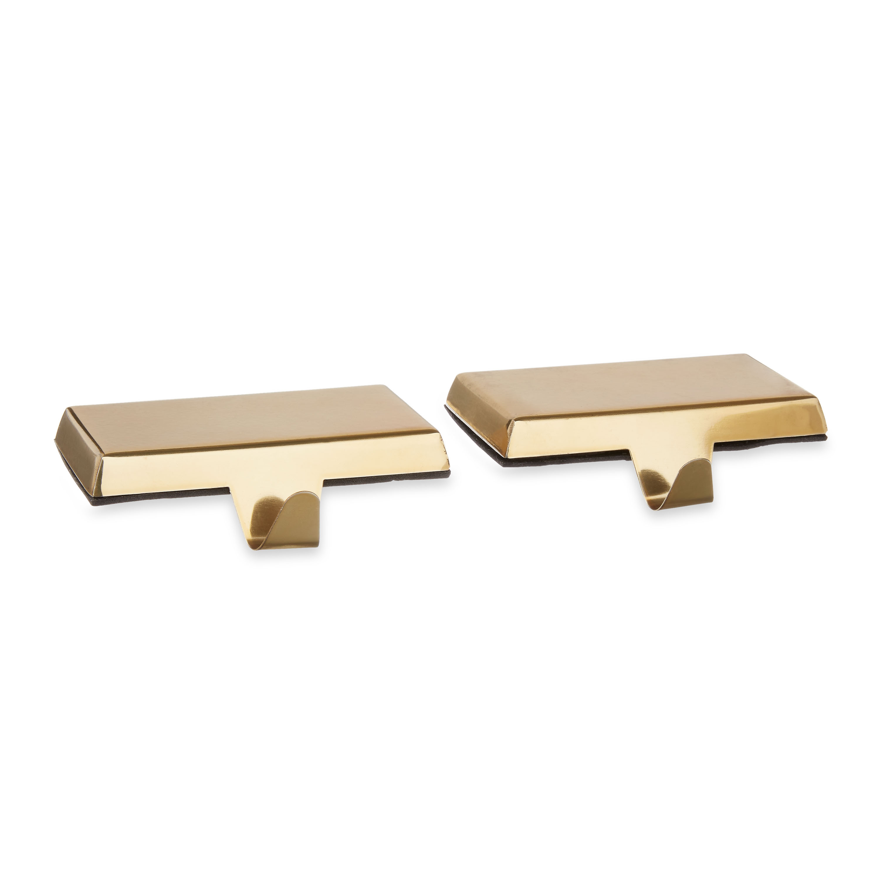 Holiday Time Metal Basic Stocking Holders Gold Finish, 2 Count - Walmart.com | Walmart (US)