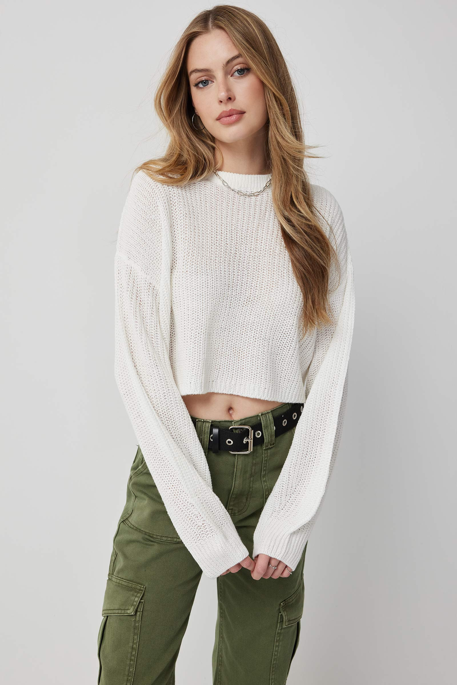 Boxy Crop Sweater | Ardene