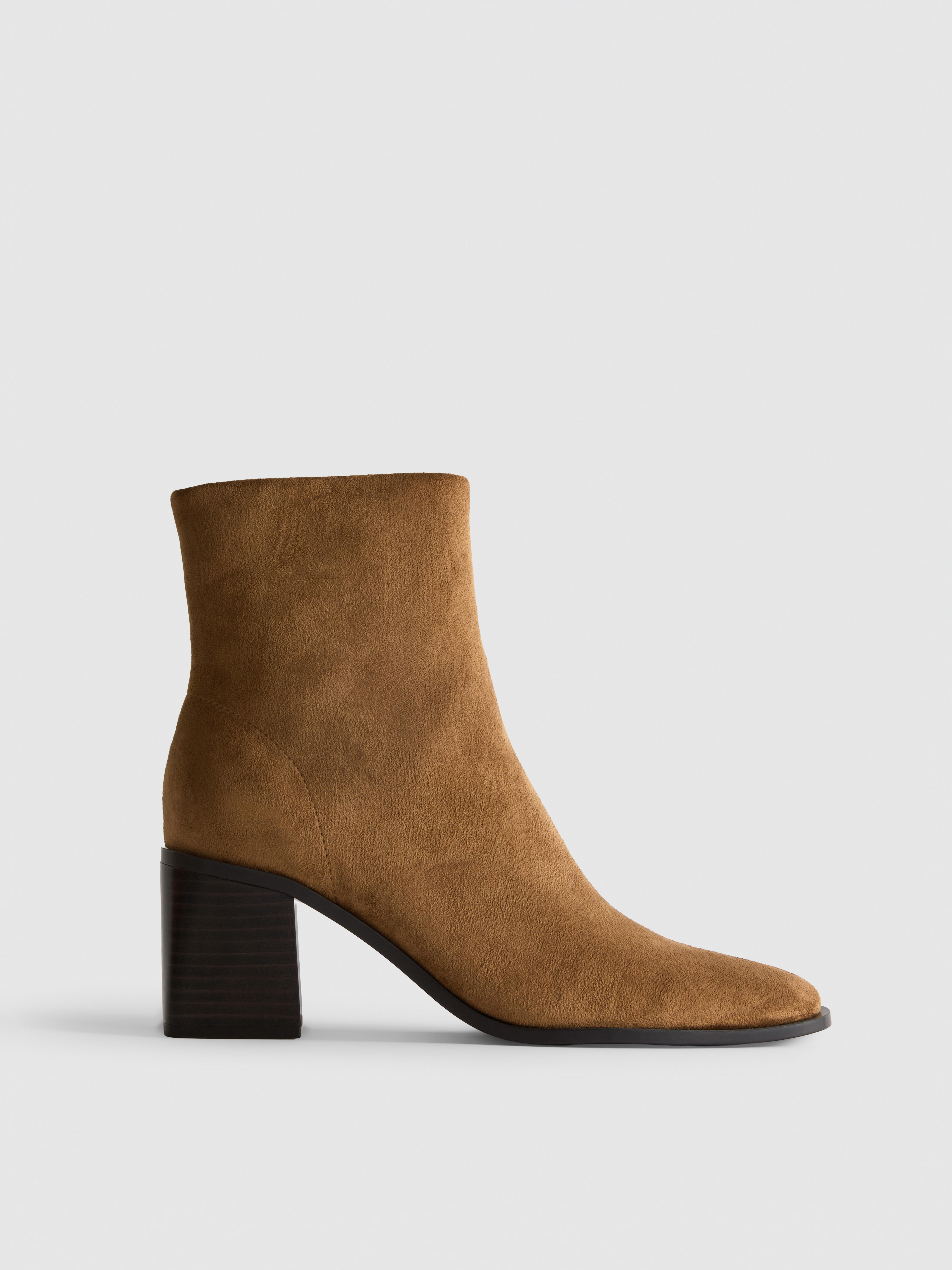 Faux Suede Pointed Ankle Boots | Primark UK