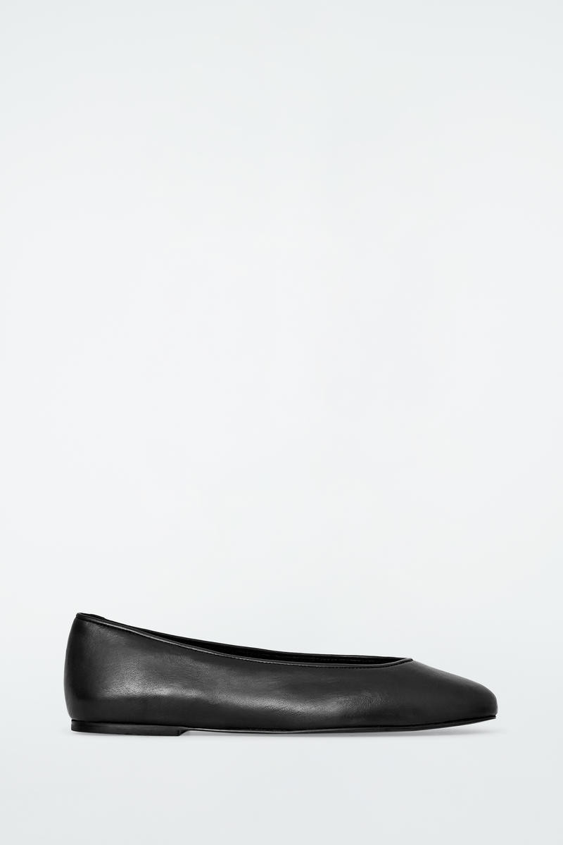 Leather Ballerina Flats | COS UK