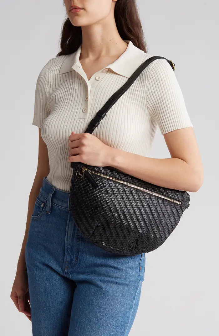 Grande Woven Leather Belt Bag | Nordstrom