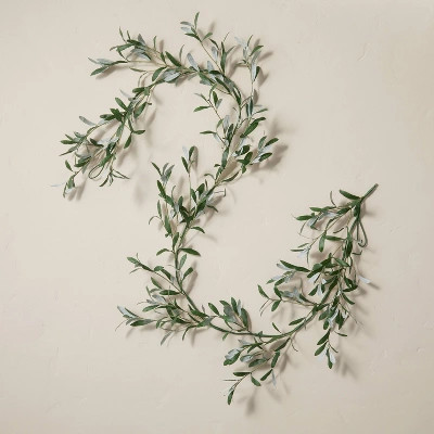 6' Faux Olive Leaf Plant Garland - Hearth & Hand™ with Magnolia | Target