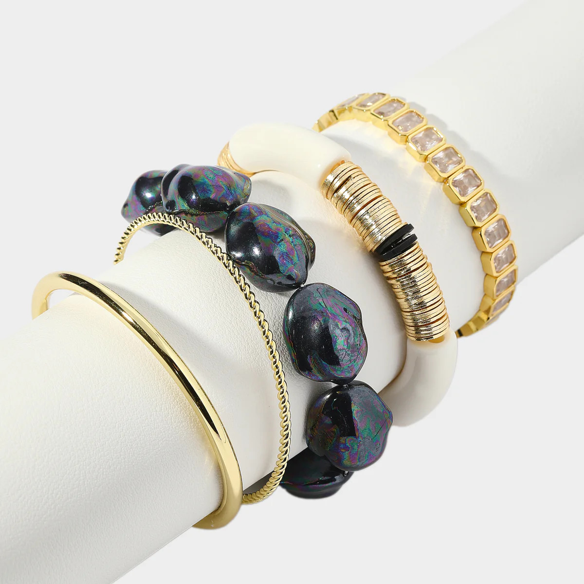 Midnight Glow Bracelet Stack | Allie + Bess